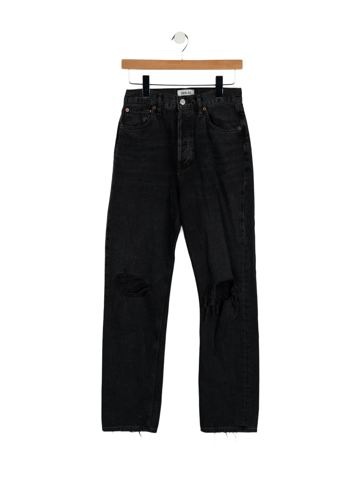 AGOLDE High-Rise Straight Leg Jeans