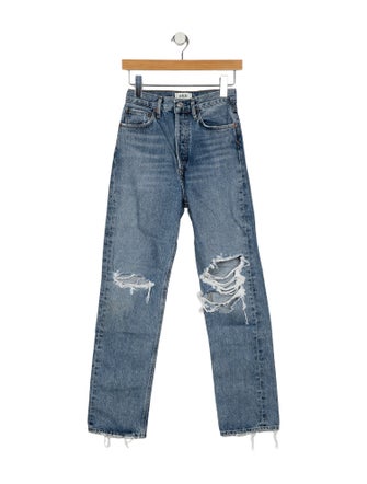 AGOLDE High-Rise Straight Leg Jeans