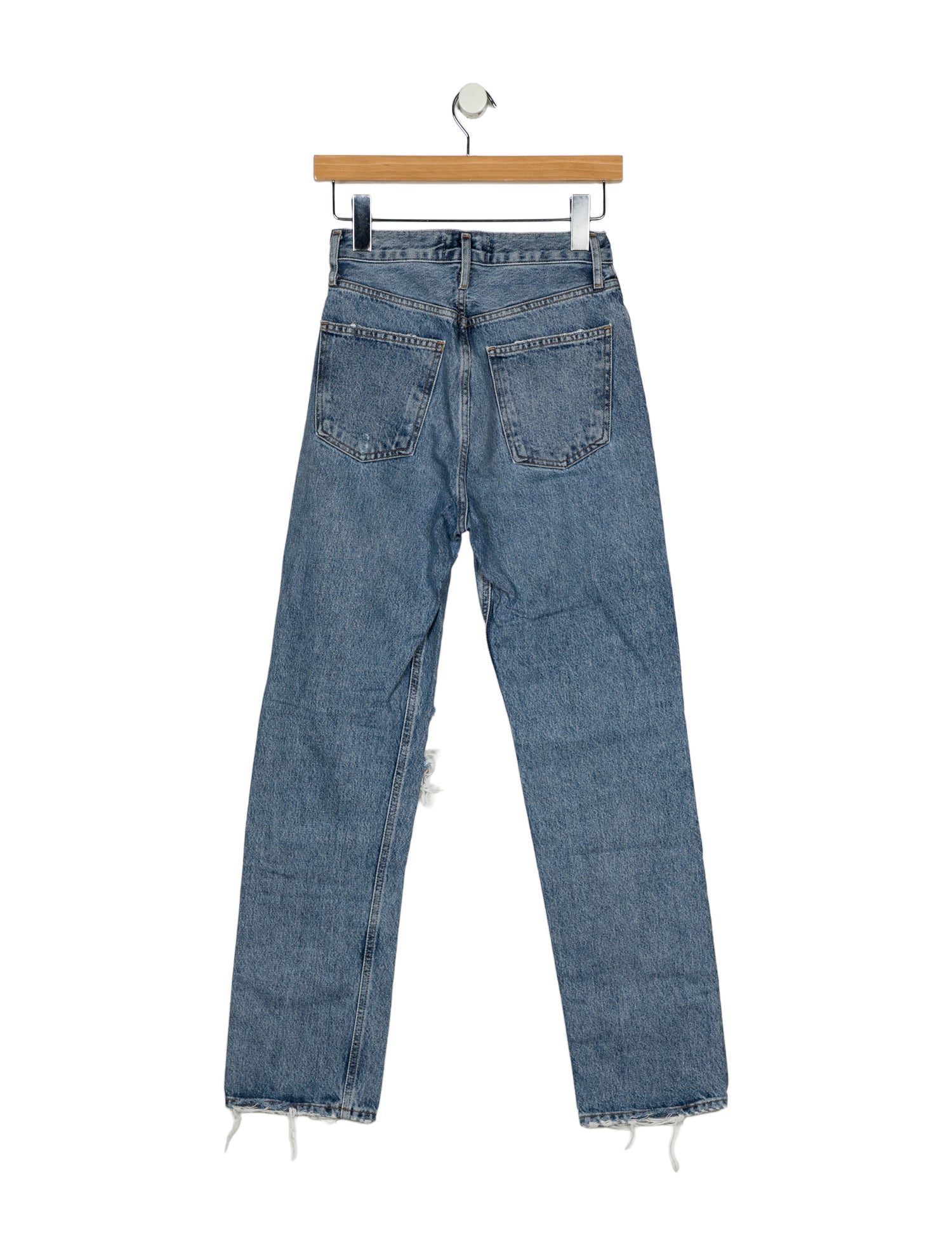AGOLDE High-Rise Straight Leg Jeans