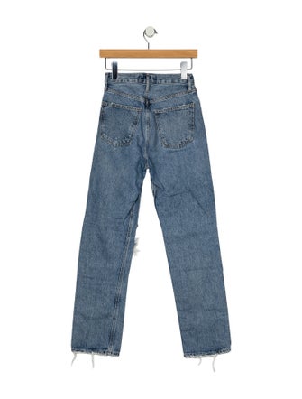 AGOLDE High-Rise Straight Leg Jeans