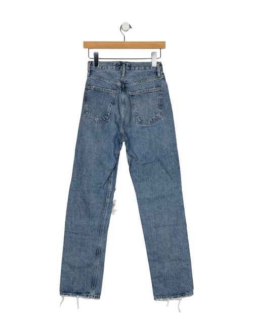 AGOLDE High-Rise Straight Leg Jeans