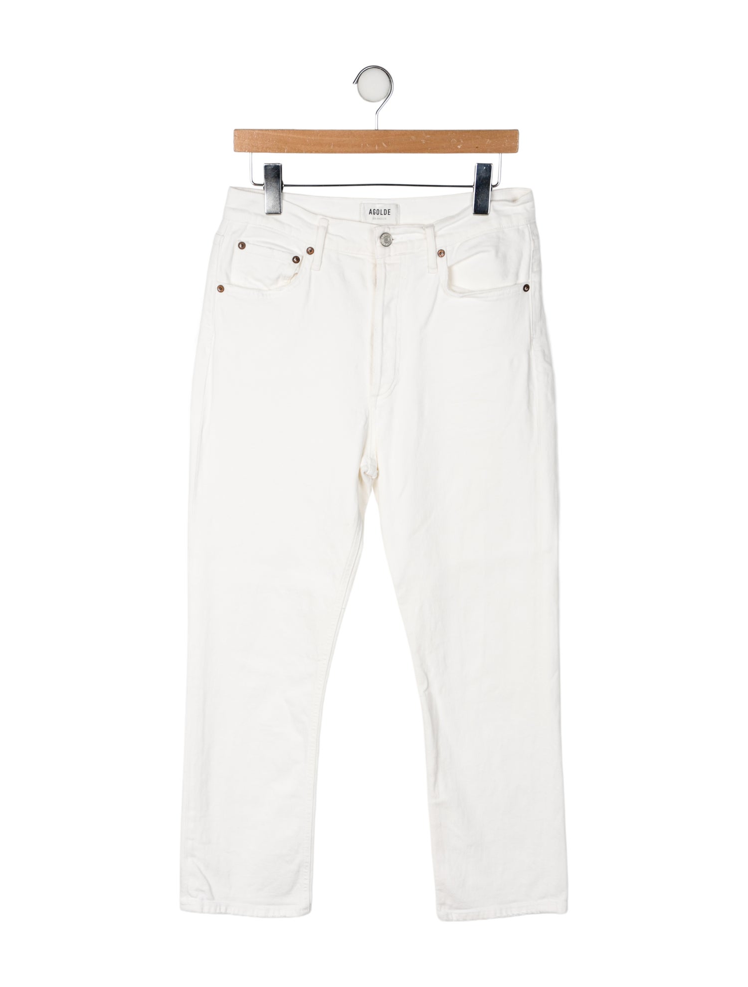 AGOLDE High-Rise Straight Leg Jeans