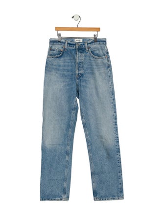 AGOLDE High-Rise Straight Leg Jeans