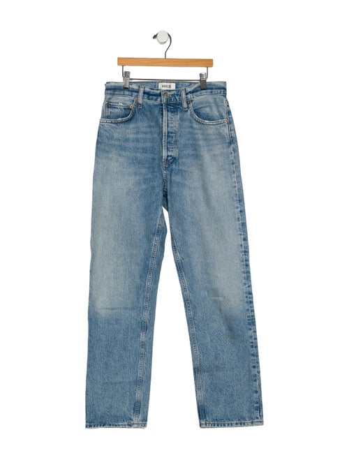 AGOLDE High-Rise Straight Leg Jeans