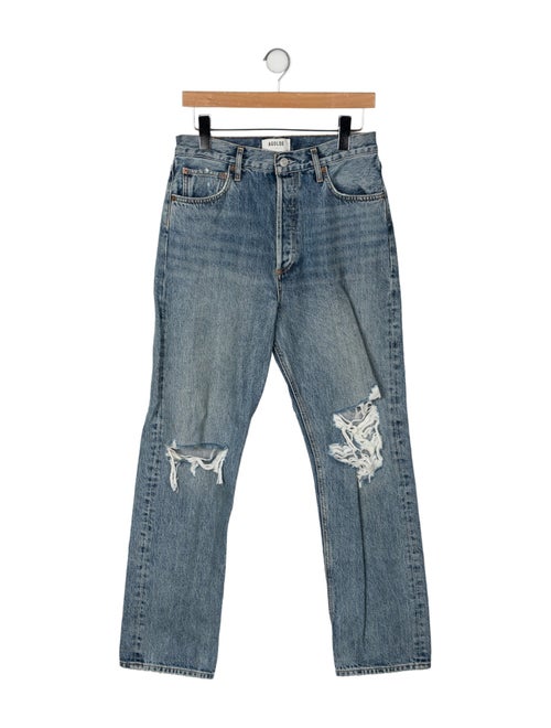 AGOLDE High-Rise Straight Leg Jeans