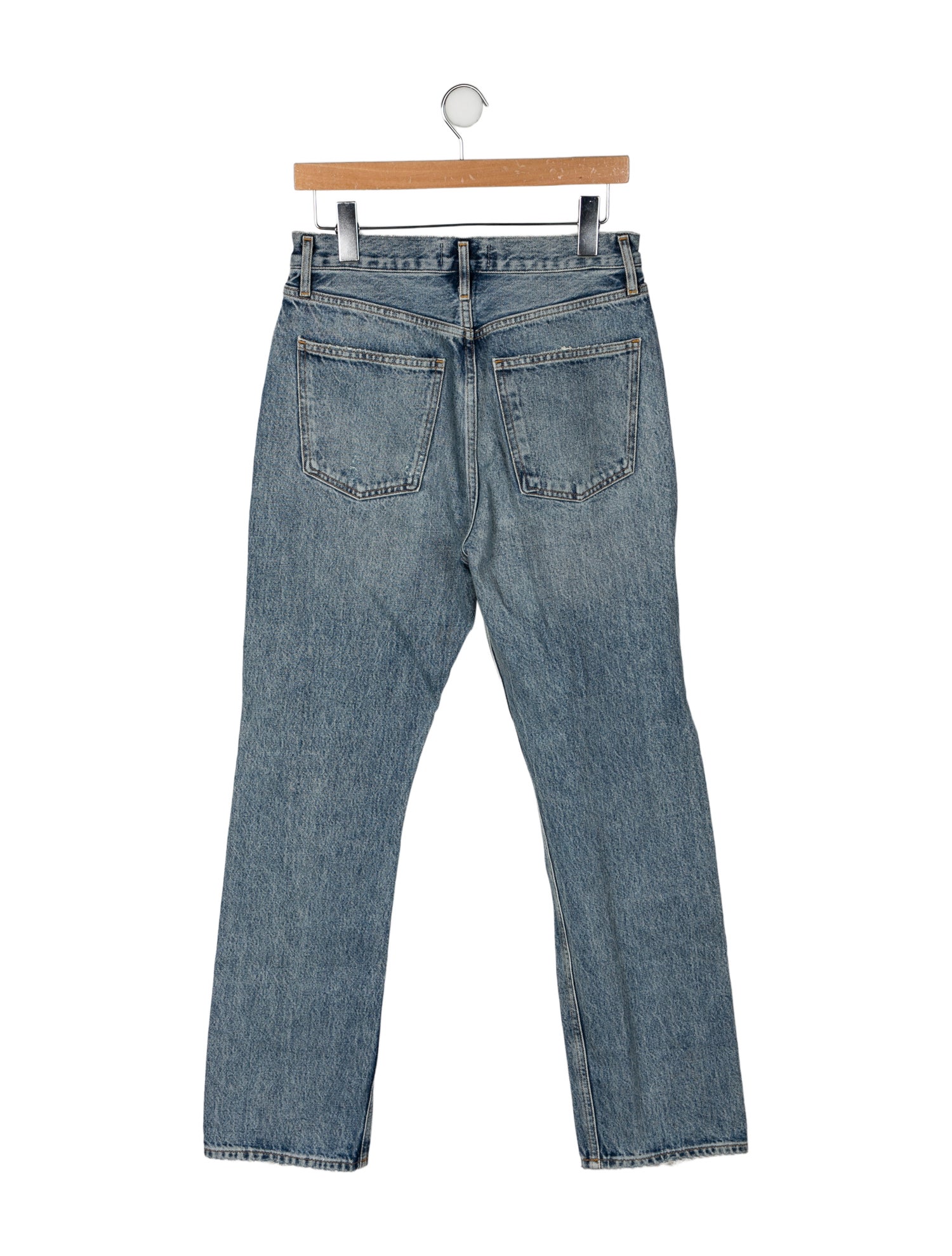 AGOLDE High-Rise Straight Leg Jeans