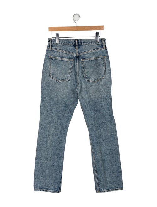 AGOLDE High-Rise Straight Leg Jeans