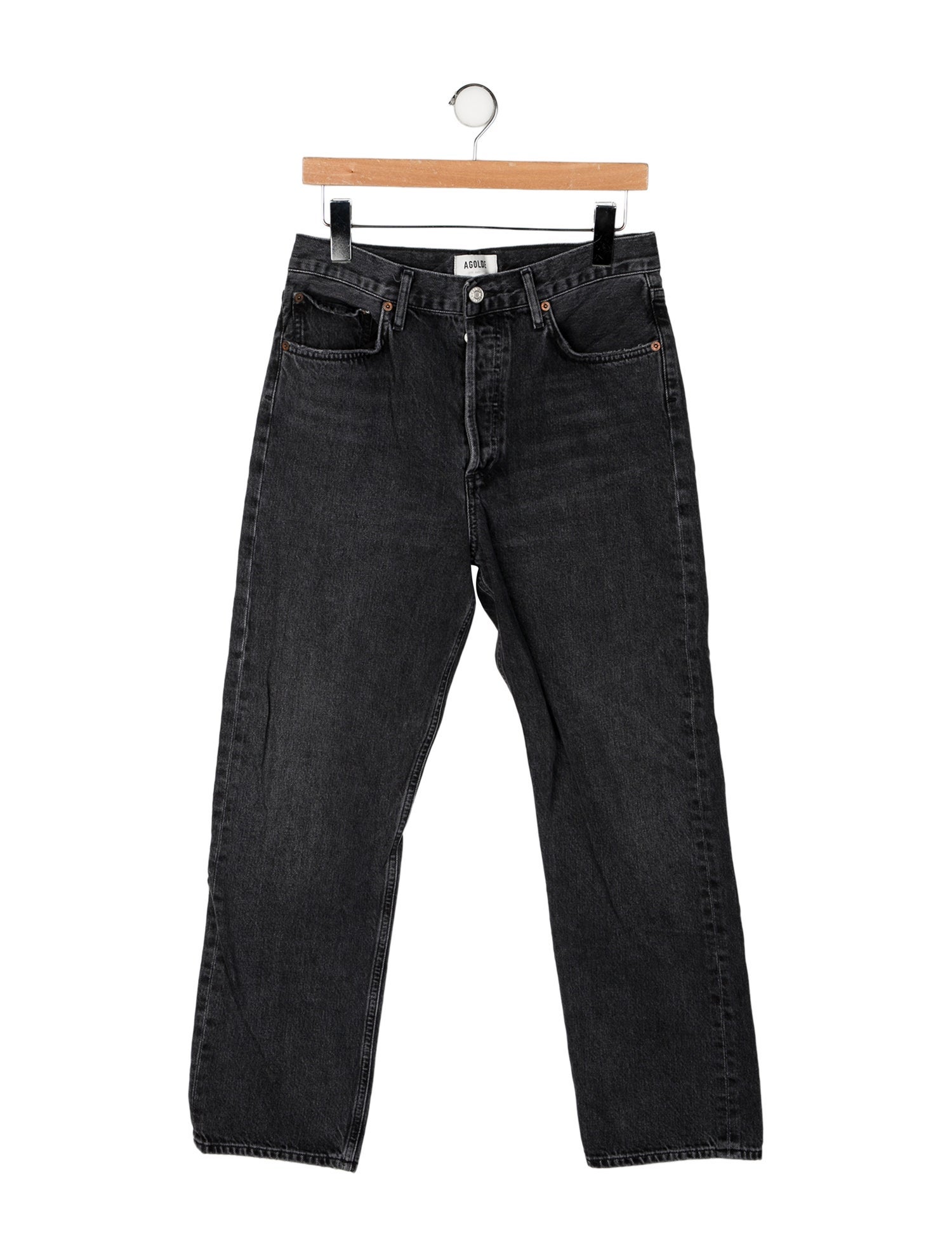 AGOLDE High-Rise Straight Leg Jeans