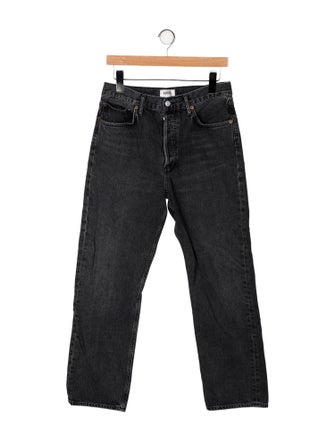 AGOLDE High-Rise Straight Leg Jeans