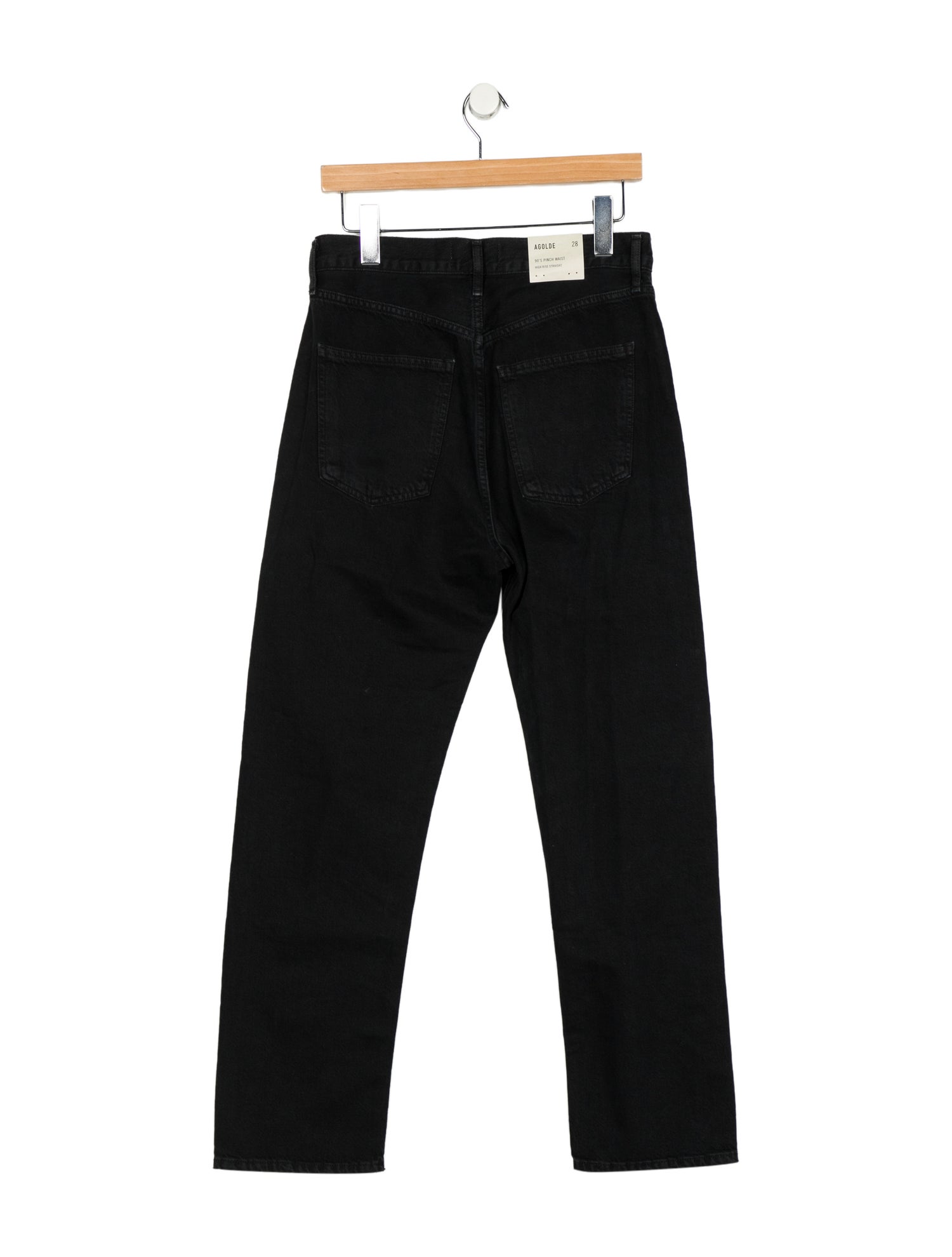 AGOLDE Low-Rise Straight Leg Jeans