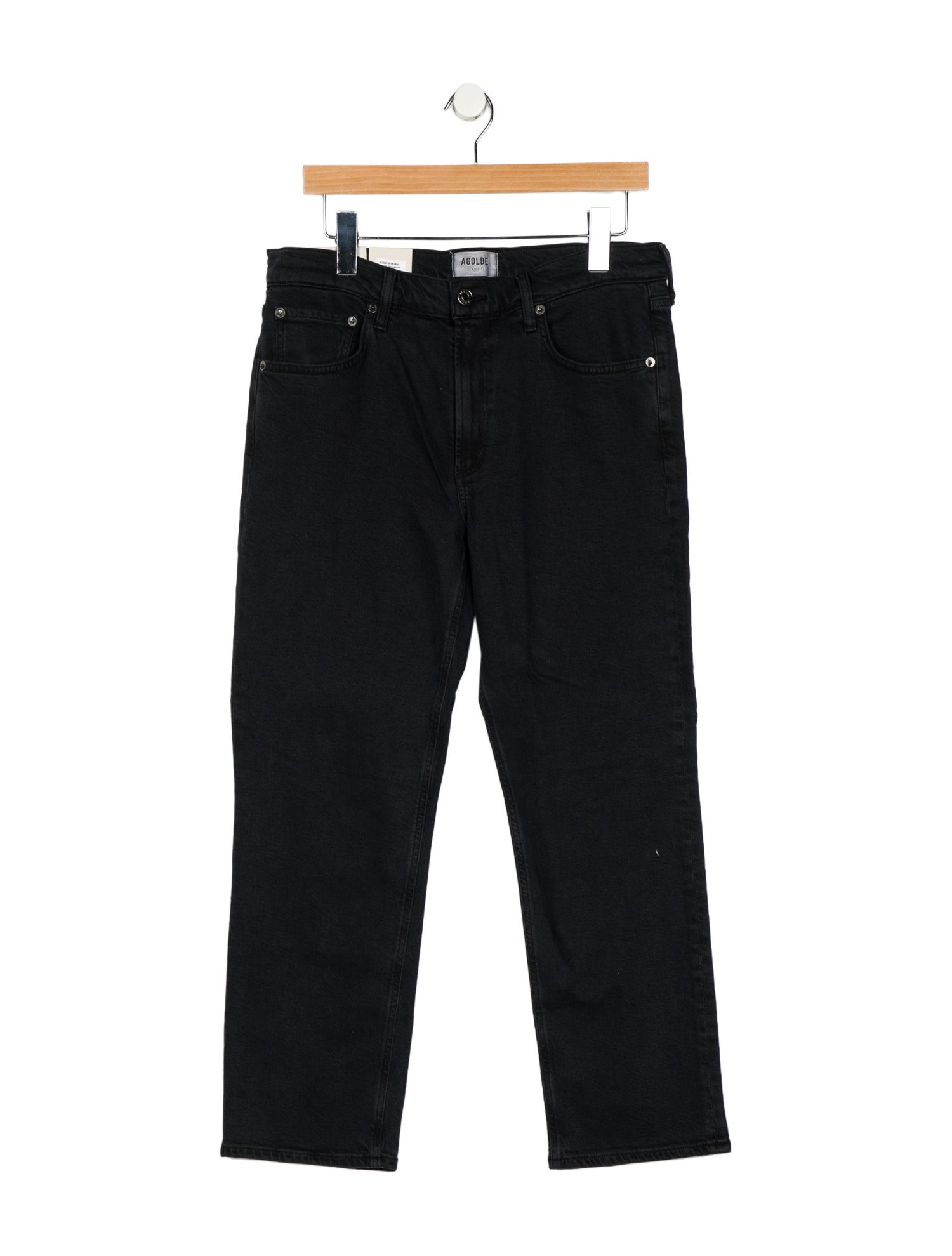 AGOLDE Mid-Rise Straight Leg Jeans