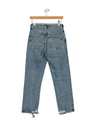 AGOLDE High-Rise Straight Leg Jeans