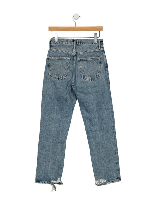 AGOLDE High-Rise Straight Leg Jeans