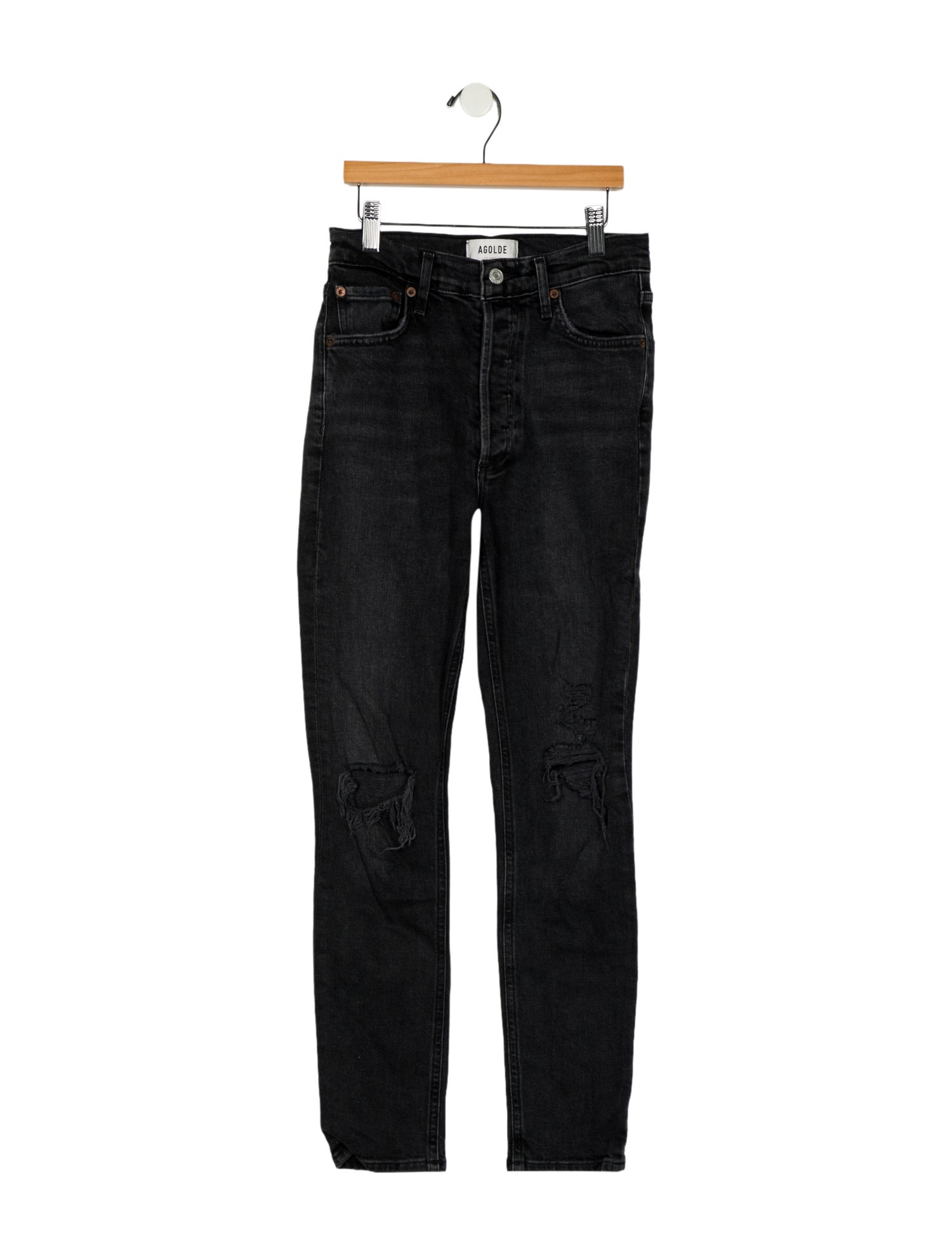 AGOLDE Mid-Rise Skinny Leg Jeans