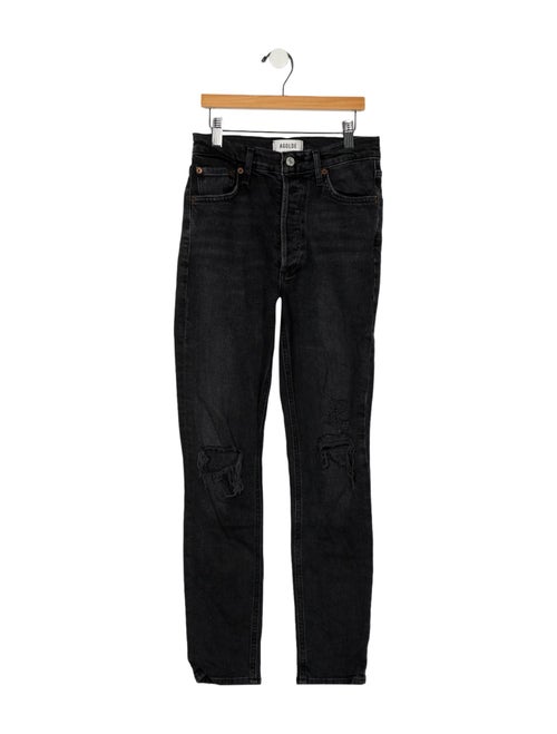 AGOLDE Mid-Rise Skinny Leg Jeans