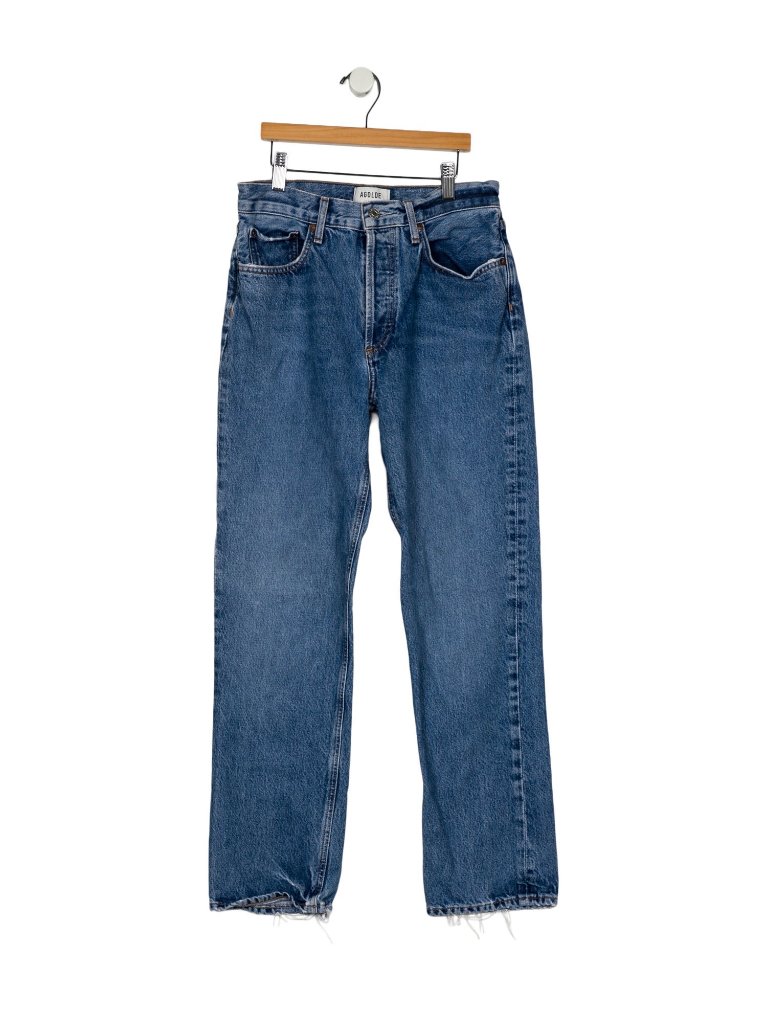 AGOLDE High-Rise Straight Leg Jeans