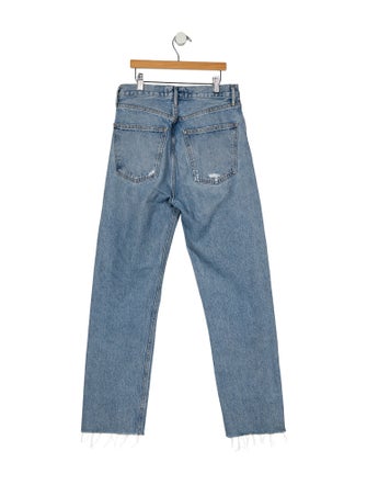 AGOLDE High-Rise Straight Leg Jeans