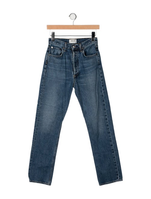AGOLDE High-Rise Straight Leg Jeans