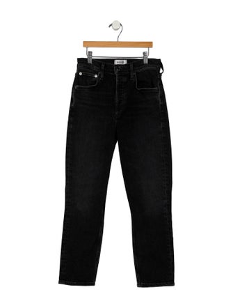 AGOLDE Mid-Rise Straight Leg Jeans