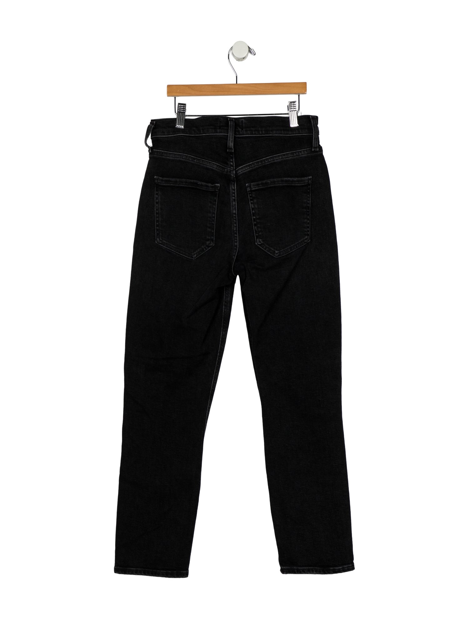 AGOLDE Mid-Rise Straight Leg Jeans