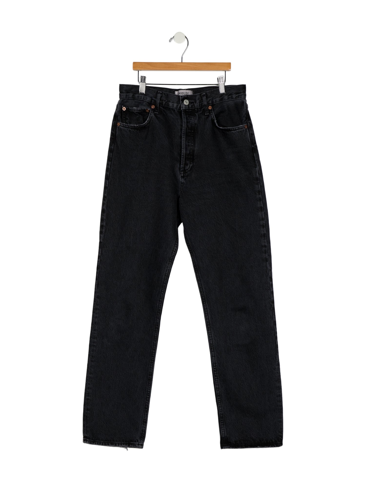 AGOLDE High-Rise Straight Leg Jeans