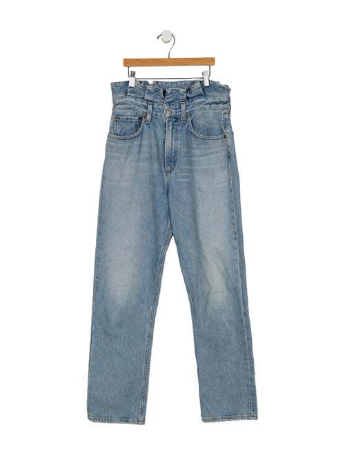 AGOLDE High-Rise Straight Leg Jeans
