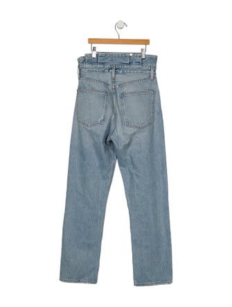 AGOLDE High-Rise Straight Leg Jeans