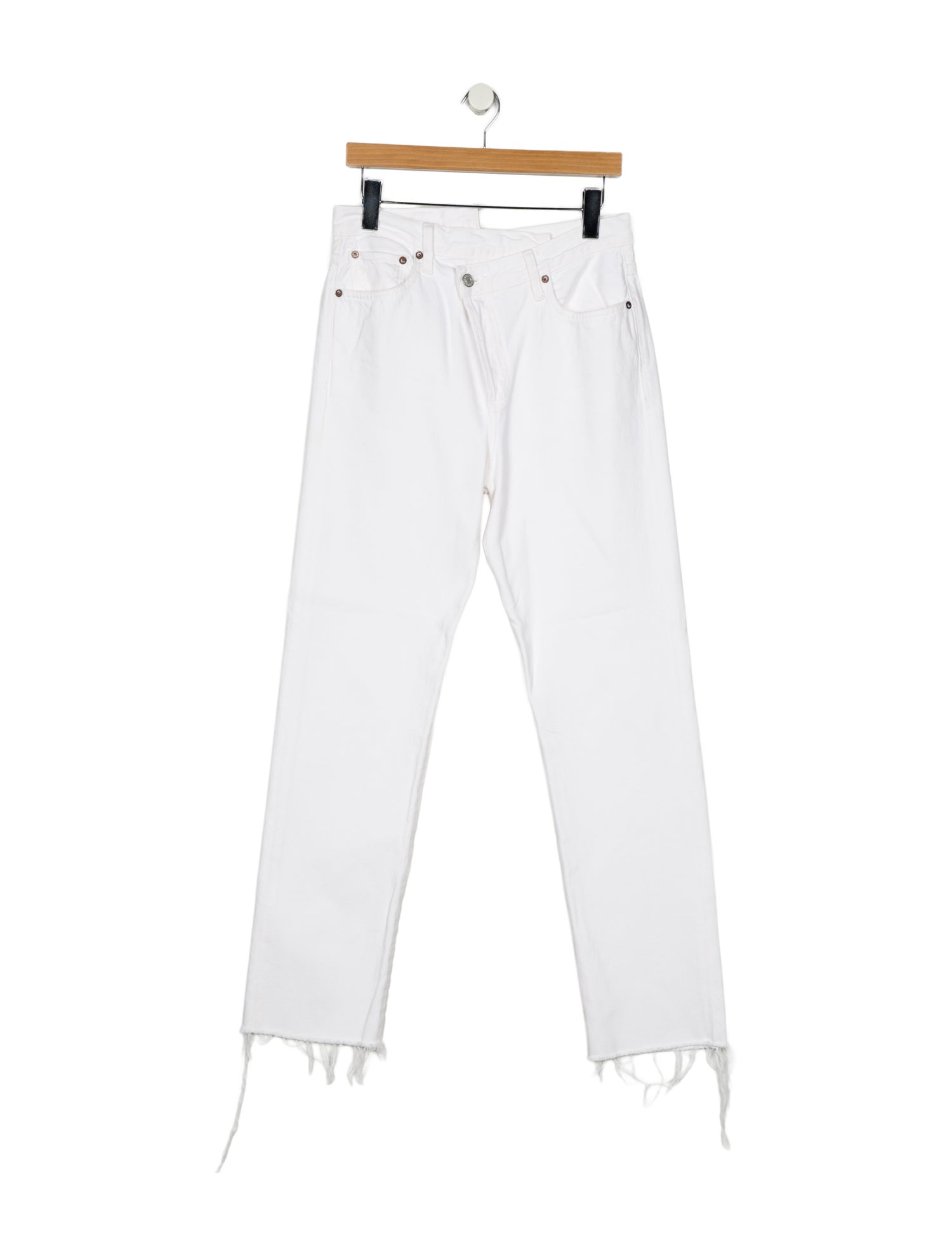 AGOLDE High-Rise Straight Leg Jeans