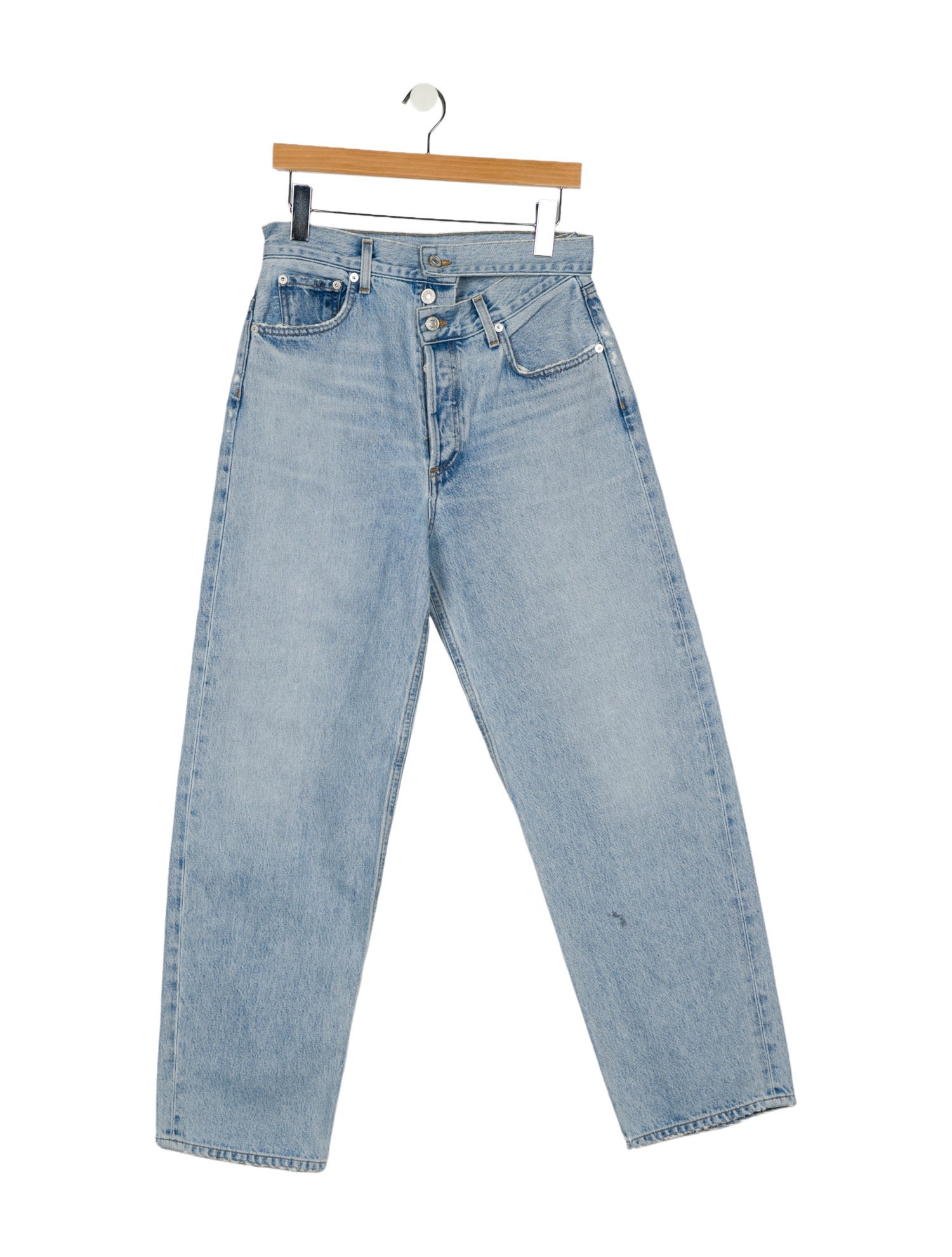 AGOLDE High-Rise Straight Leg Jeans