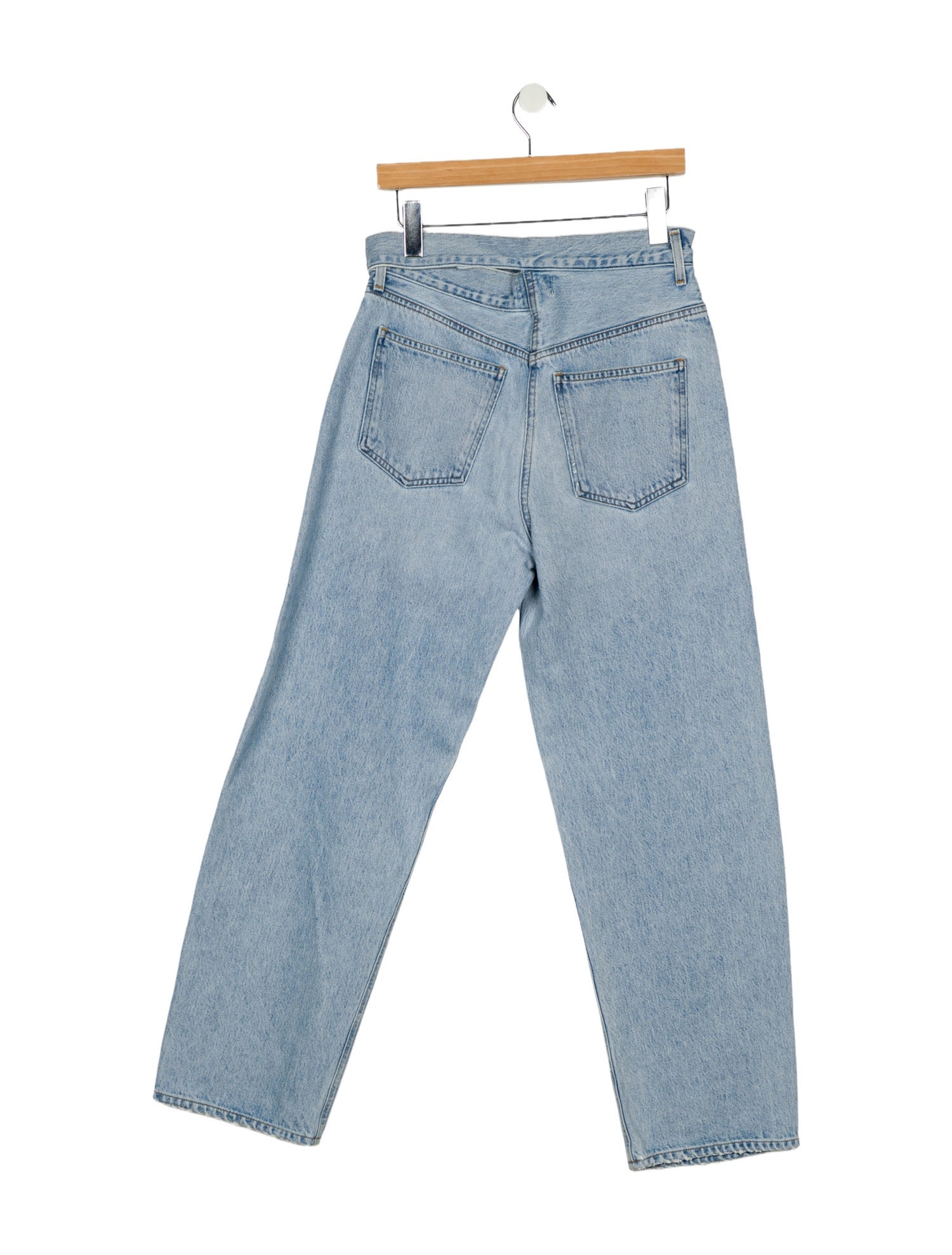 AGOLDE High-Rise Straight Leg Jeans