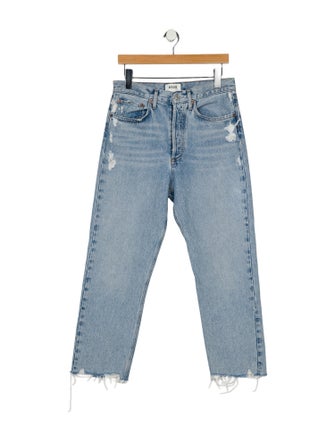 AGOLDE Mid-Rise Straight Leg Jeans