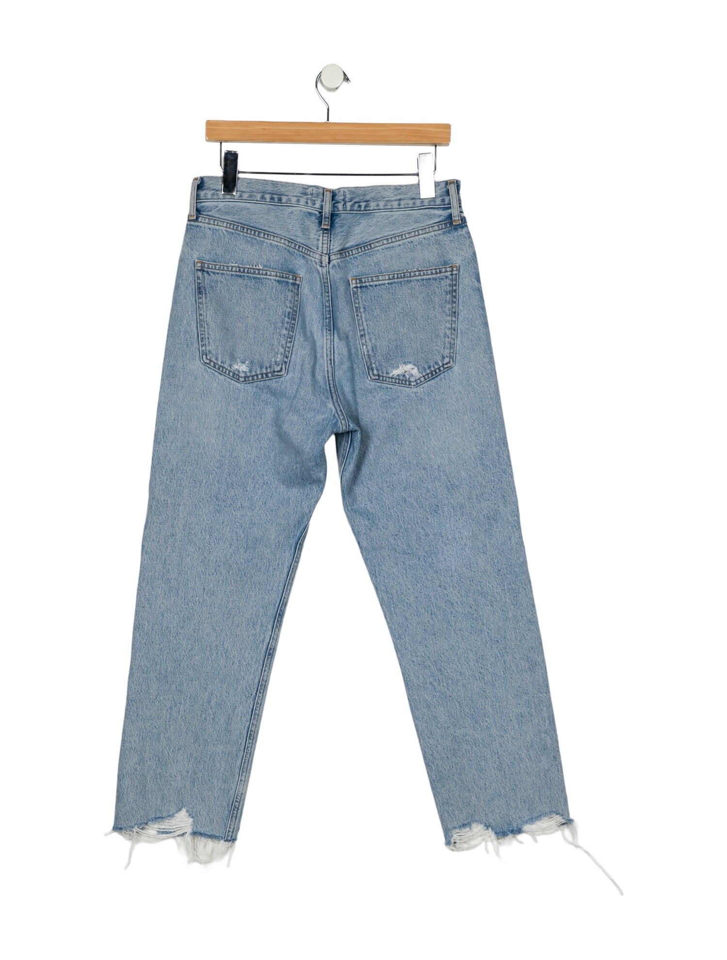AGOLDE Mid-Rise Straight Leg Jeans