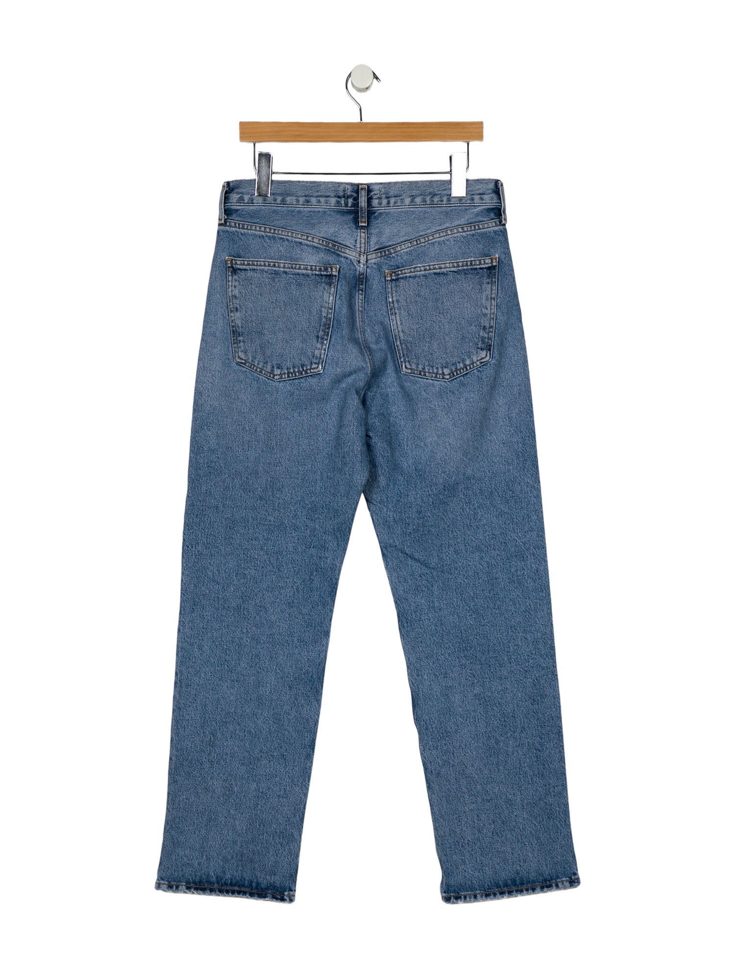AGOLDE High-Rise Straight Leg Jeans