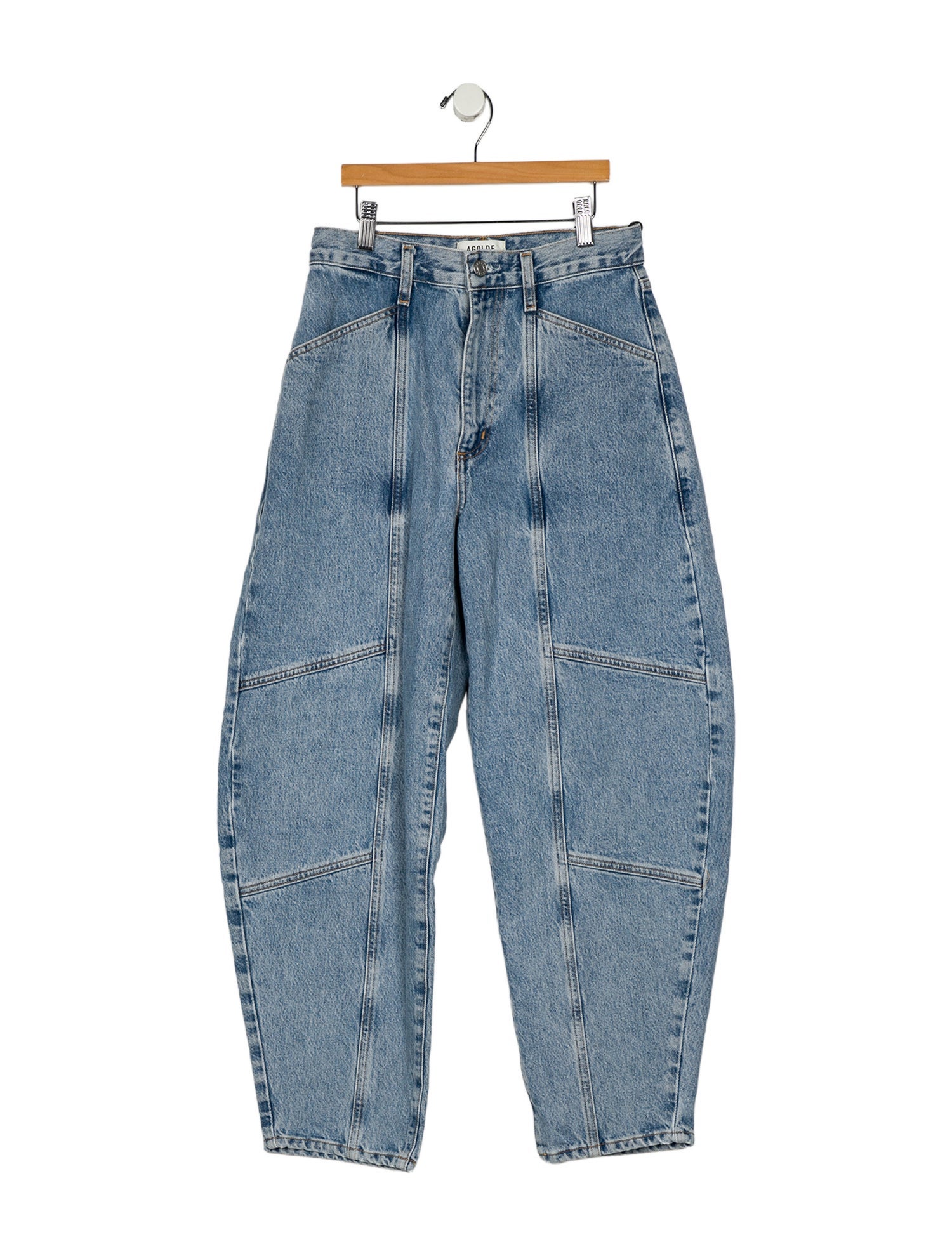 AGOLDE High-Rise Straight Leg Jeans