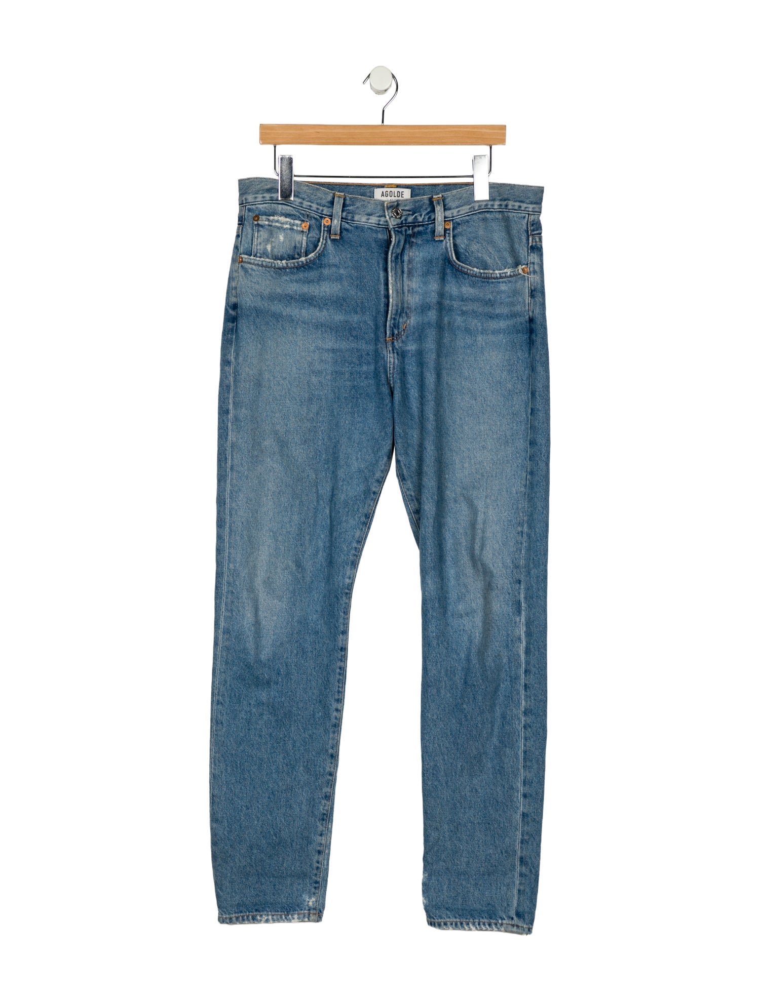 AGOLDE High-Rise Straight Leg Jeans