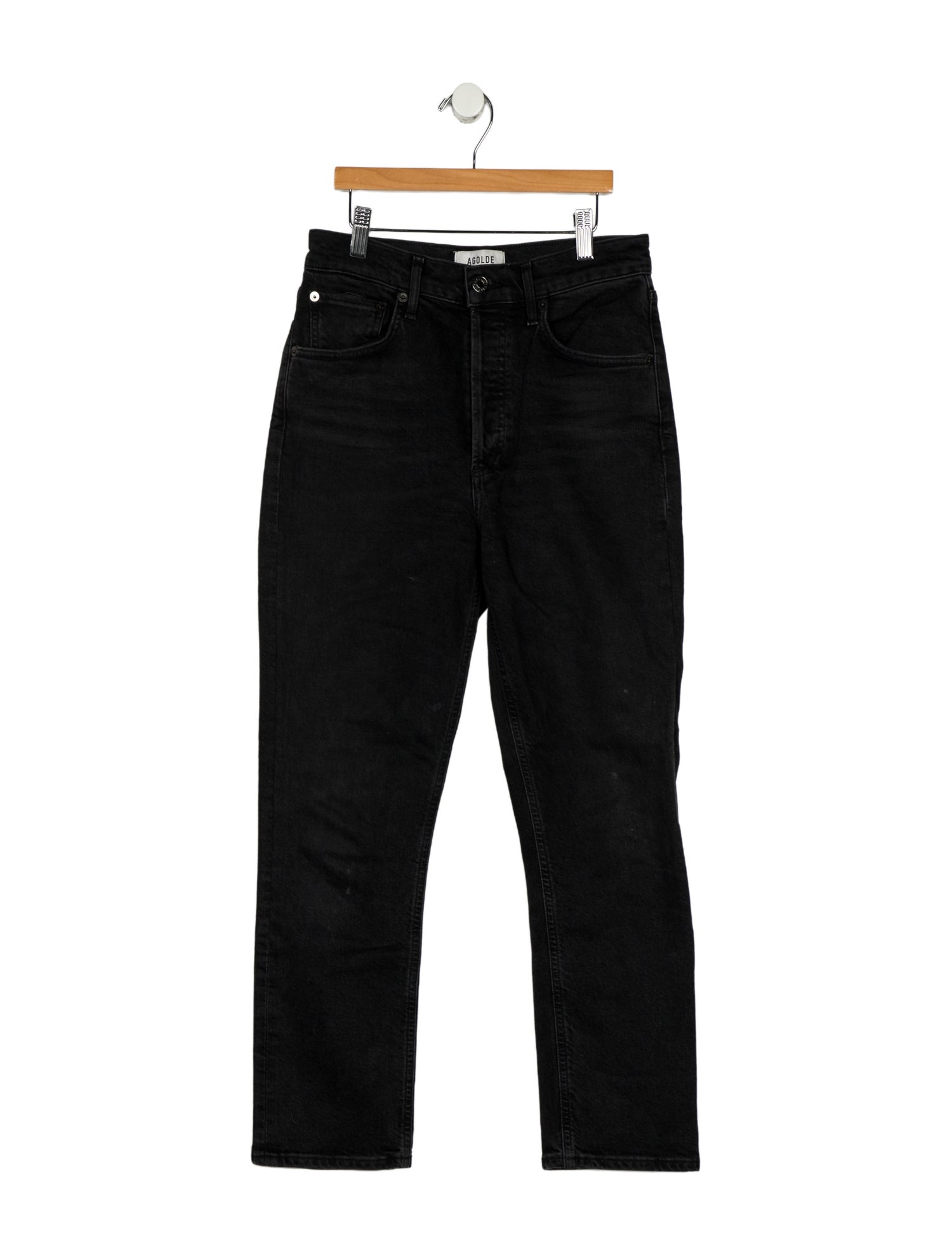 AGOLDE High-Rise Straight Leg Jeans