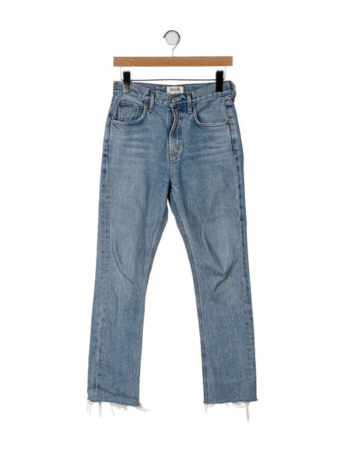 AGOLDE Mid-Rise Straight Leg Jeans