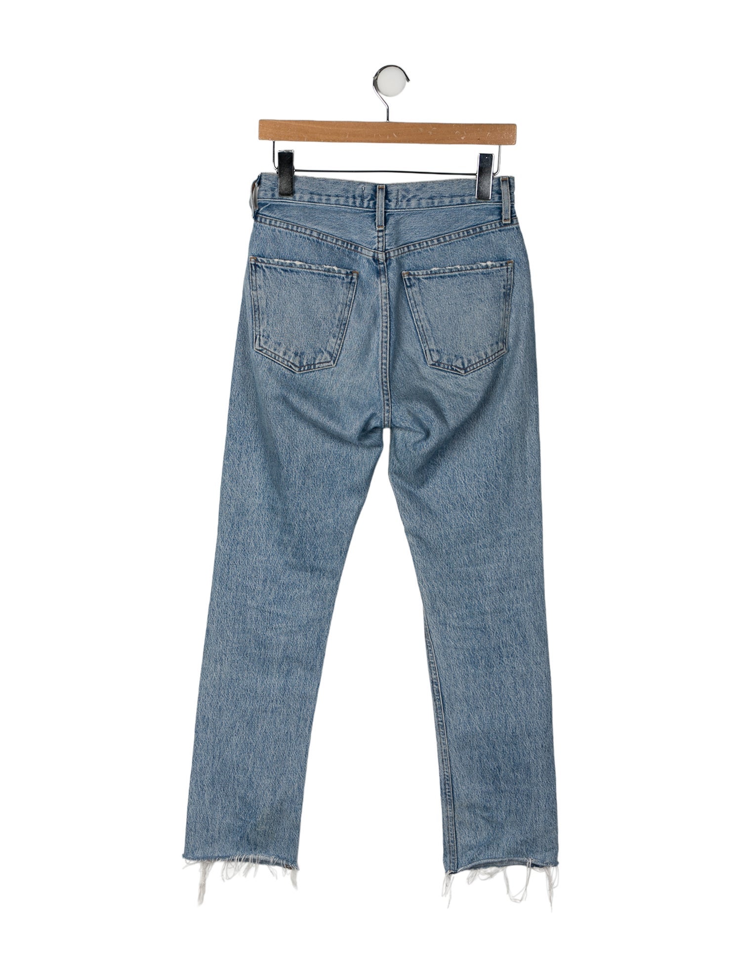 AGOLDE Mid-Rise Straight Leg Jeans