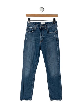 AGOLDE Mid-Rise Straight Leg Jeans