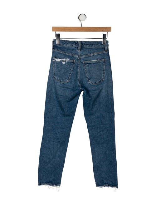 AGOLDE Mid-Rise Straight Leg Jeans