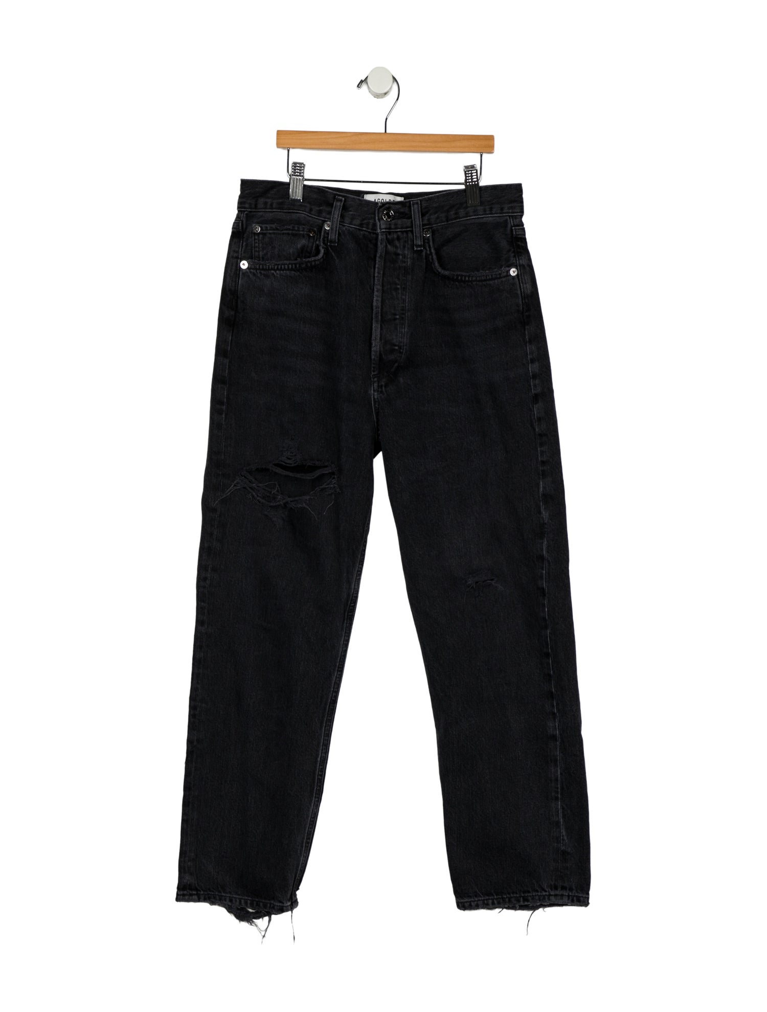 AGOLDE High-Rise Straight Leg Jeans