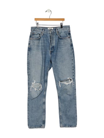 AGOLDE High-Rise Straight Leg Jeans