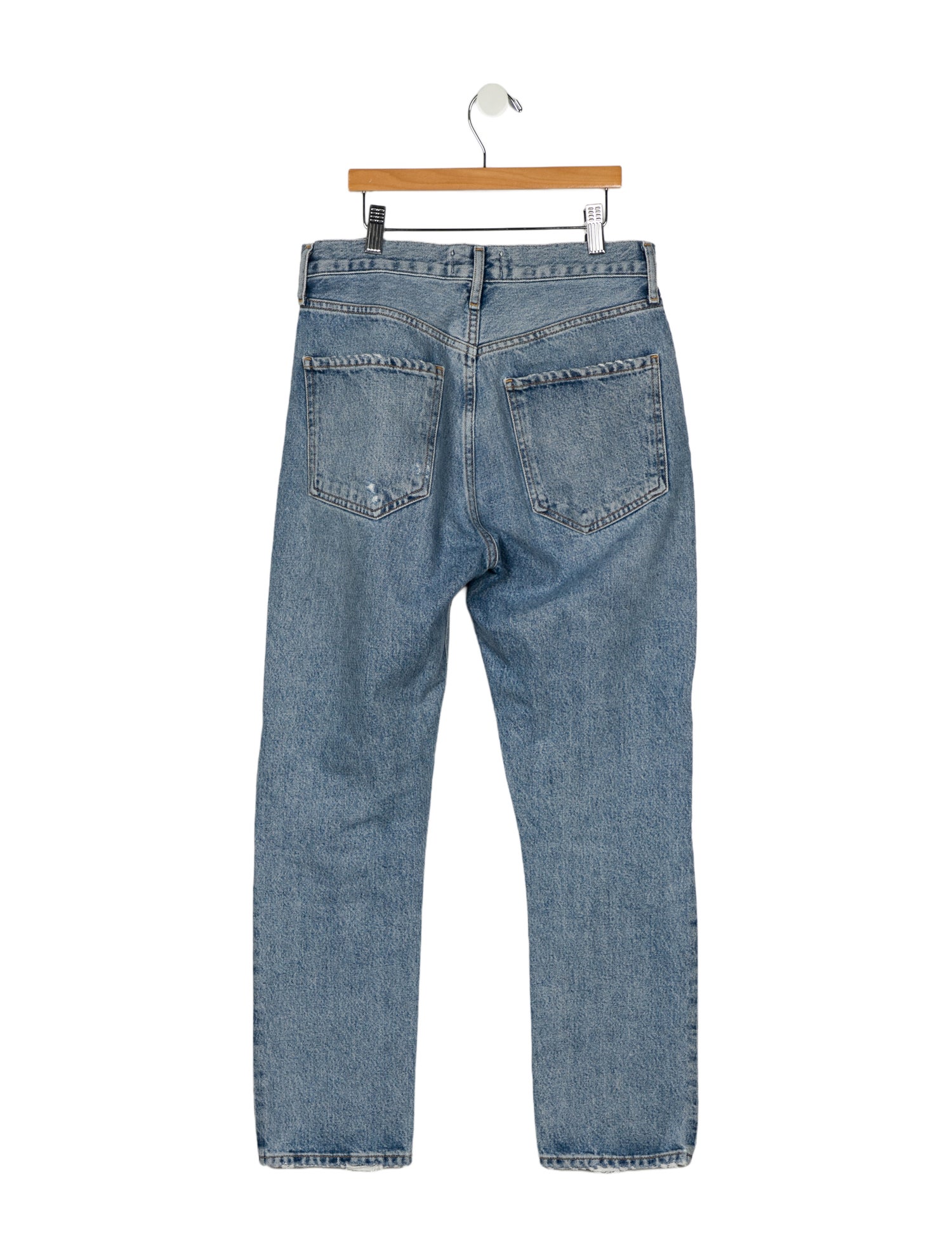 AGOLDE High-Rise Straight Leg Jeans