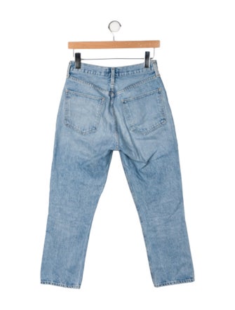 AGOLDE Mid-Rise Straight Leg Jeans