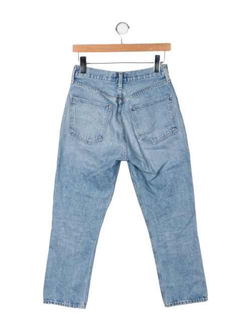 AGOLDE Mid-Rise Straight Leg Jeans