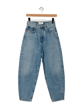 AGOLDE High-Rise Straight Leg Jeans