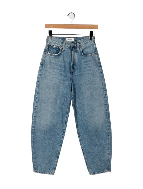 AGOLDE High-Rise Straight Leg Jeans
