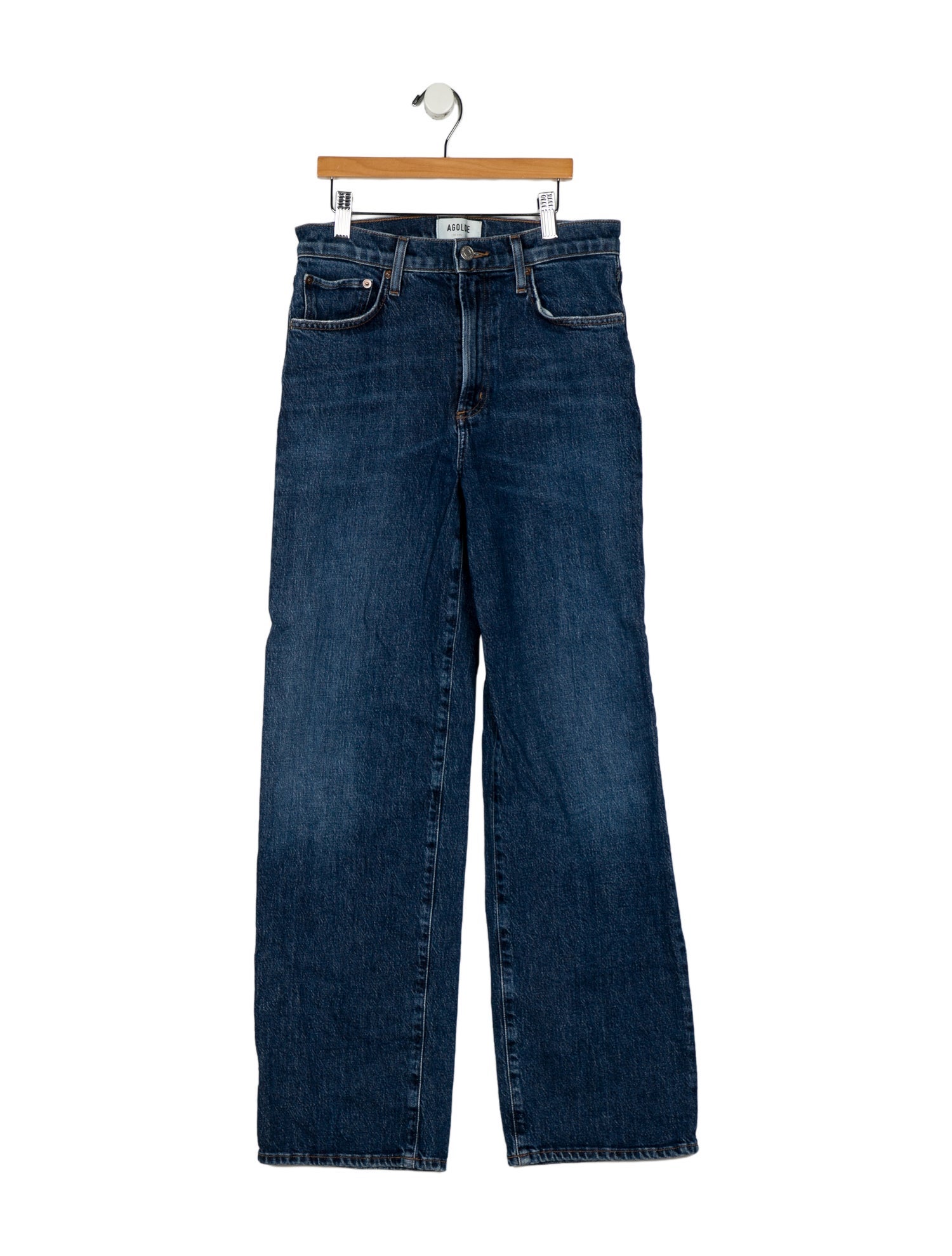 AGOLDE Mid-Rise Wide Leg Jeans