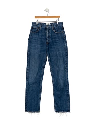 AGOLDE High-Rise Straight Leg Jeans