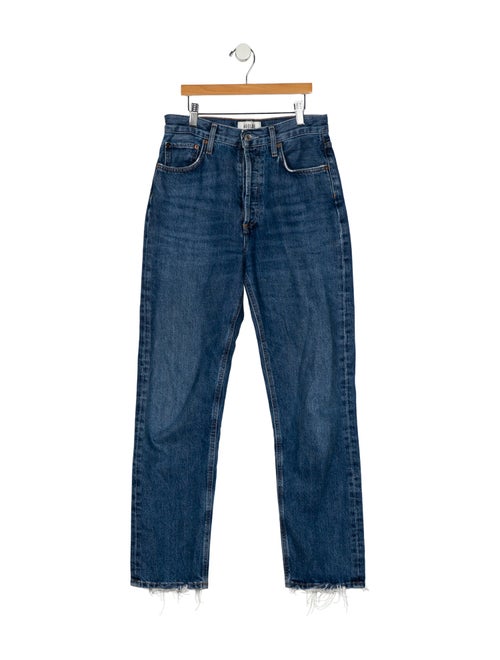AGOLDE High-Rise Straight Leg Jeans